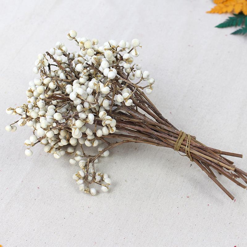 Nordic Floral Arrangement: Little White Dried Fruit Flowers