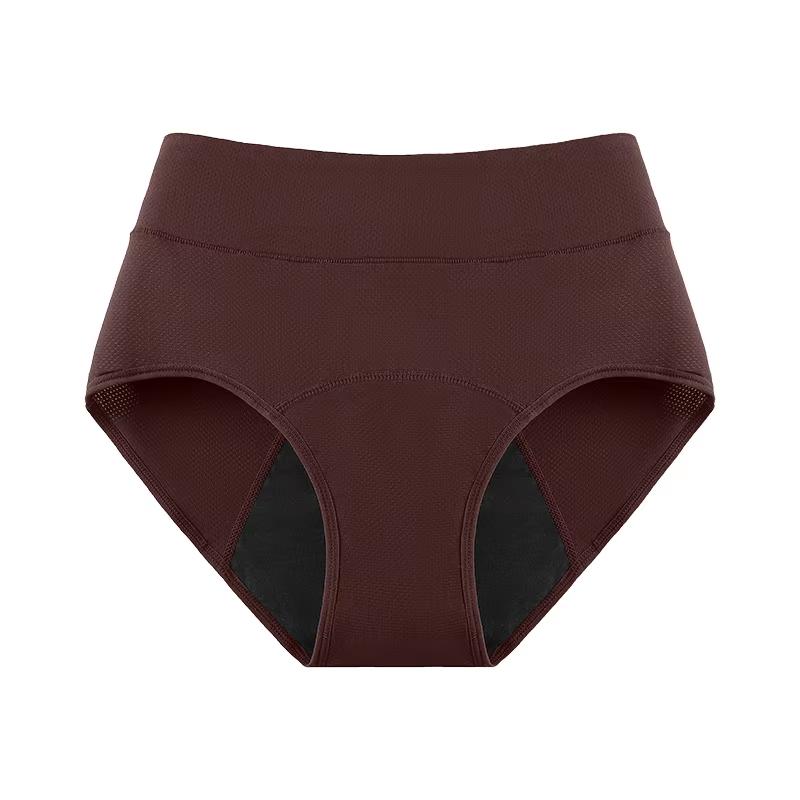 US EU Size 3 Layers Leak Proof Women Period Panties Breathable High Waist Menstrual Underwear Incontinence Briefs