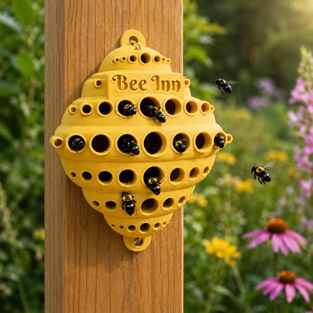 3D Printed Garden Bee Insect House Plastic Bee Habitat House Outdoor Balcony