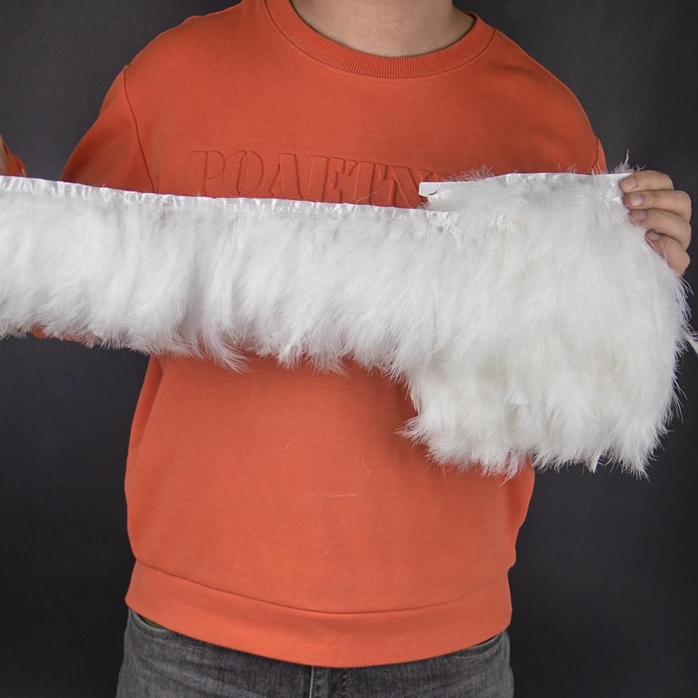 2 5 10 Метров цветной отделки из перьев марабу индейки 4-6 дюймов, бахрома из перьев для шитья, рукоделия, украшения свадебного платья для вечеринки