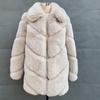 Fur Autumn and Winter New Fashion Fur Coat Women's Mid Length Rabbit Imitation Warm Coat