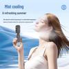 Portable Foldable Mini Fan with USB & Spray Function for Student Dorms