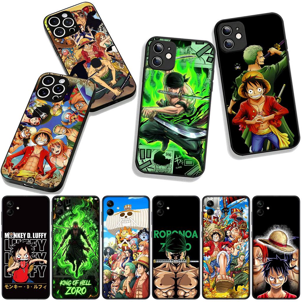 Cover for Apple iPhone 16 15 14 Plus 13 12 Mini 17 Pro Max + ProMax 16E Air 16+ 15+ Phone Case Roronoa Zoro One Piece Luffy