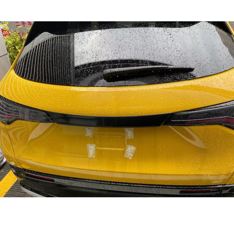 For Honda XR-V ZR-V HR-V Vezel 2024 Carbon Fiber Rear Trunk Tailgate Lid Cover Trim Car Accessories Stickers HRV ZRV