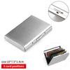 Портативный классический держатель для кредитных карт из нержавеющей стали, мужской тонкий анти-защитный держатель для карт, женский кошелек с RFID, металлический корпус
