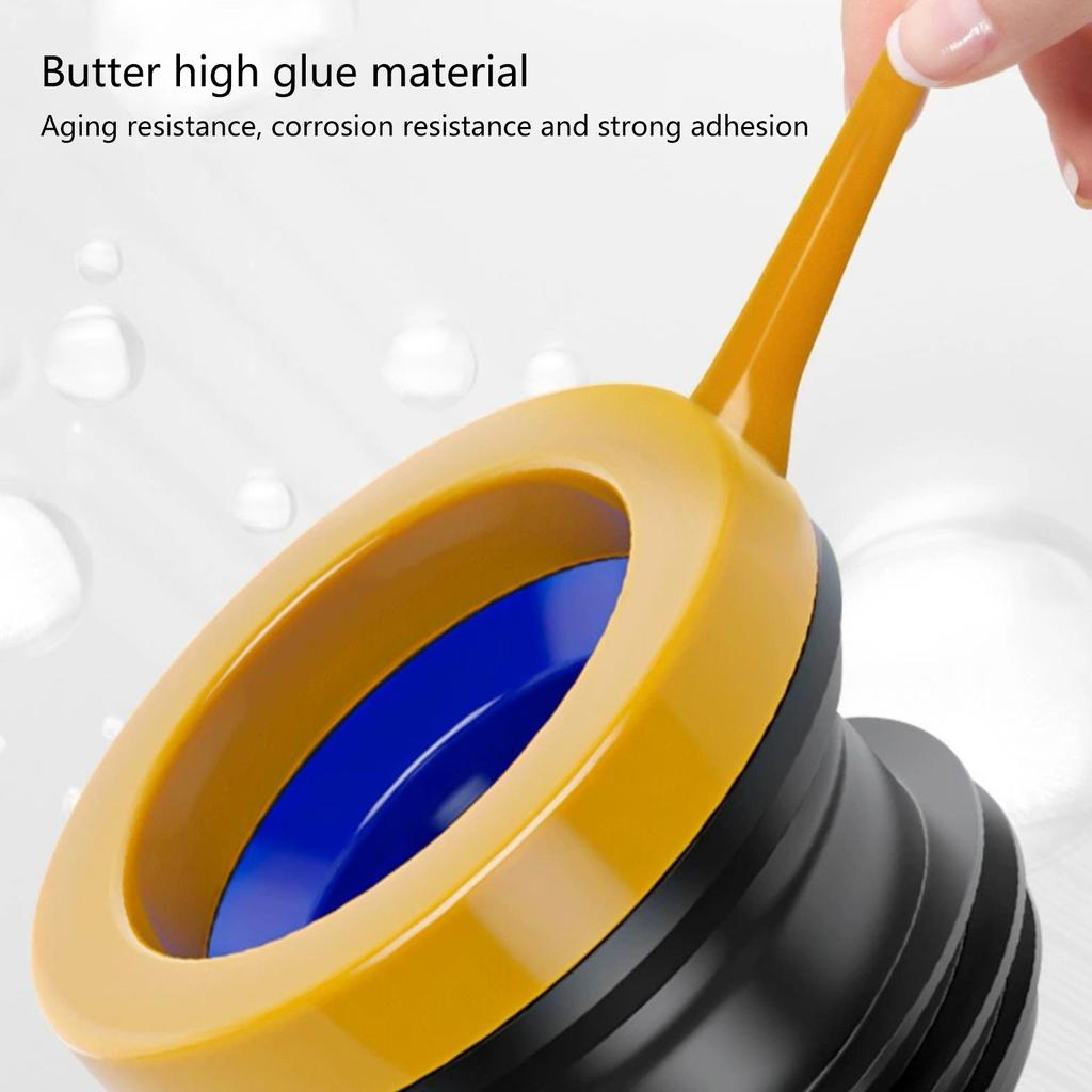 Thicken Toilet Bowl Gasket Flange Rings Floor Outlet Drain Pipe Flange Rings for Isolating Odor LeakProof Enduring