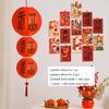 Сделай сам китайский бумажный фонарик с принтом, бумажный фонарик для фестиваля Нового года, новый фонарик для рисования своими руками