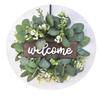 Simulation Leaf Wreath Artificial Garland Hanging Pendants Wedding Decoration