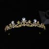Свадебная тиара свадьба день рождения вечеринка цветок венок шоу ведущий сплав простая корона тиара