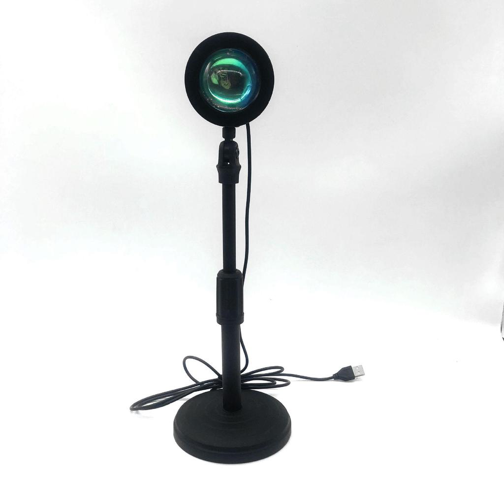 RGB Закатная напольная лампа: Регулируемая проекция для атмосферы гостиной и спальни