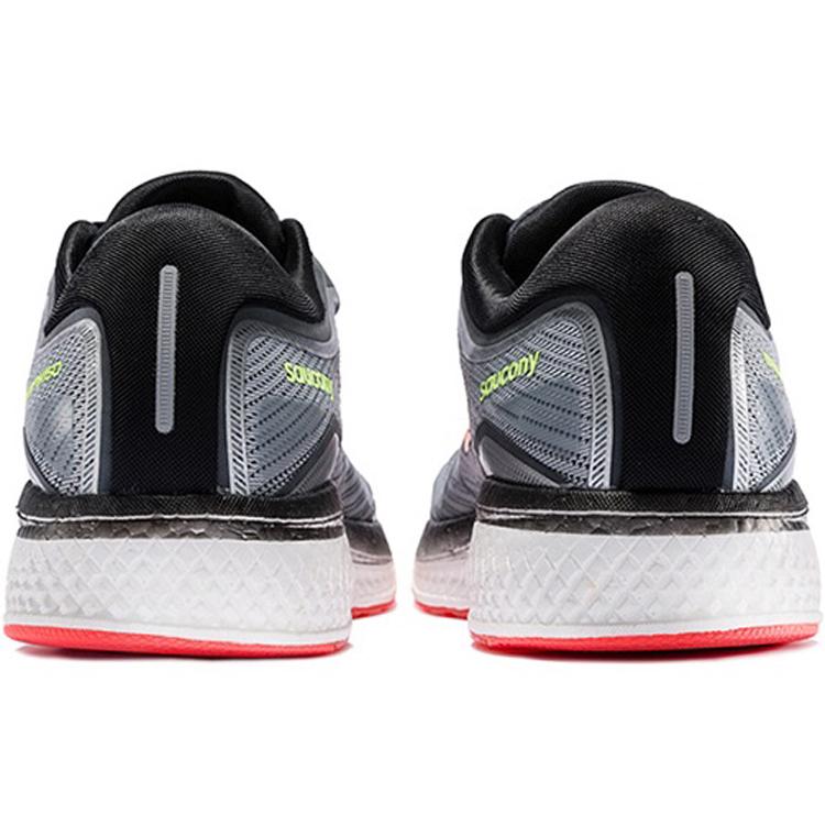 Saucony Triumph Iso Victory 5 Comfortable Non slip Lightweight Low top Running Shoes Men's White Black Orange S20462-3