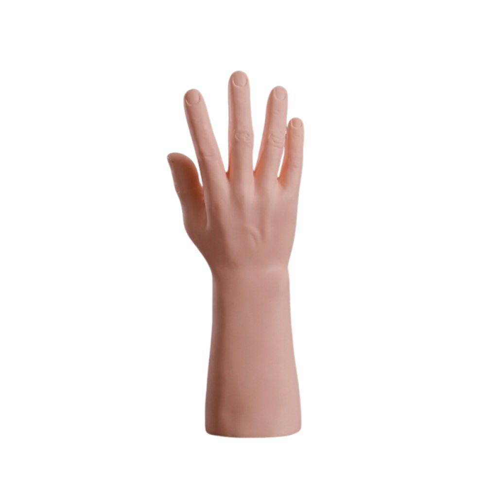 Matte Hard Male Hand Model Standing Hand Display Stand Mannequin Hand Watch Display
