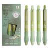 4PCS/Set 0.5mm Blue/Black Ink Erasable Pen Press Type Ballpoint Pen Creative Gel Pen  Student