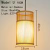 Подвесной светильник из ротанга, бамбуковое дерево, творческая личность, ручная вязка, простая гостиная, бамбуковый светильник, подвесной светильник