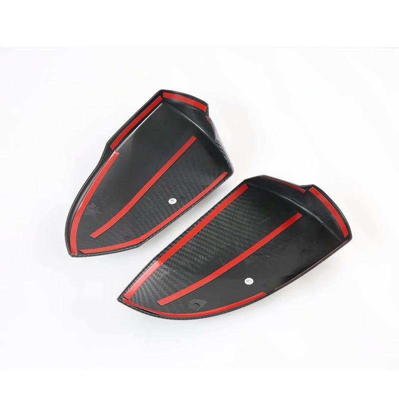 For Hyundai Elantra CN7 - Car Rearview Mirror Cover Trim,accessories Black Carbon Fibre Side Mirror Covers Avante