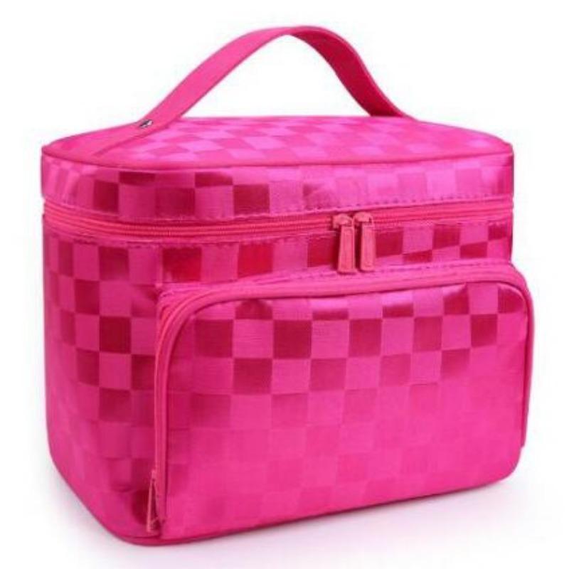 Косметички Полосатый узор Косметичка Дорожная большая косметичка
