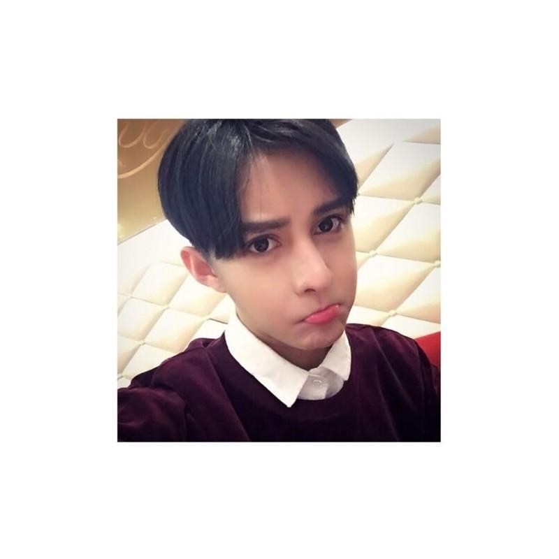 Premium Quality Men's Korean Handsome Vogue Black Short Hair Cosplay Party Wig