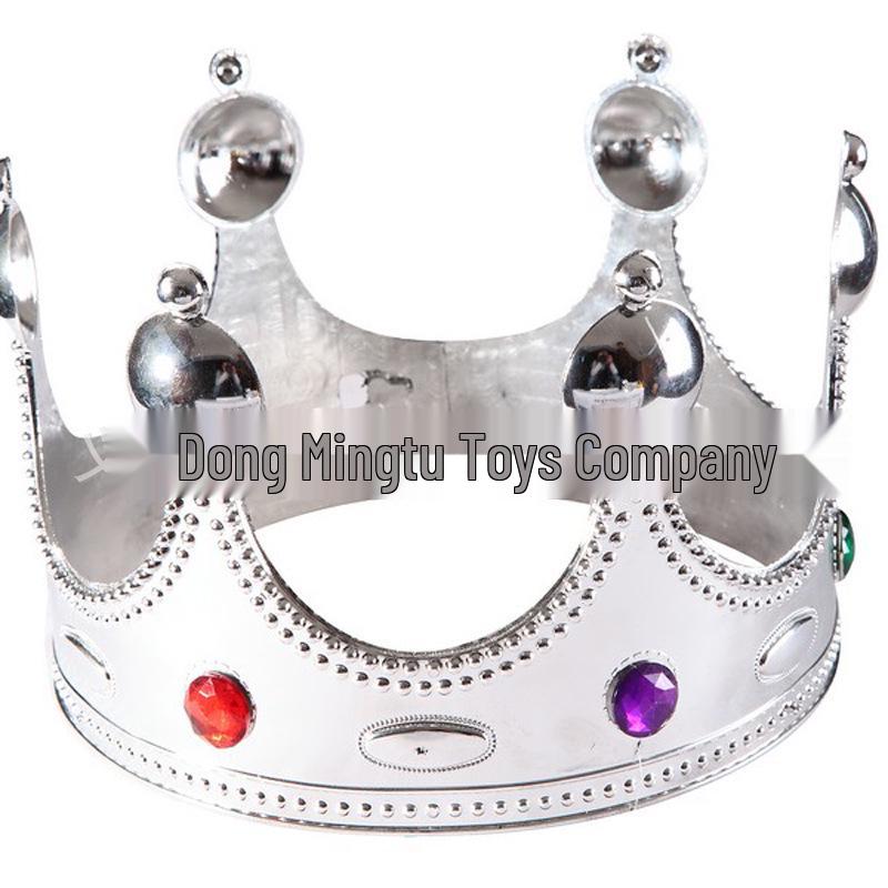 Carnival King Costume Set: Adult Cape, Crown, Hat, & Wand