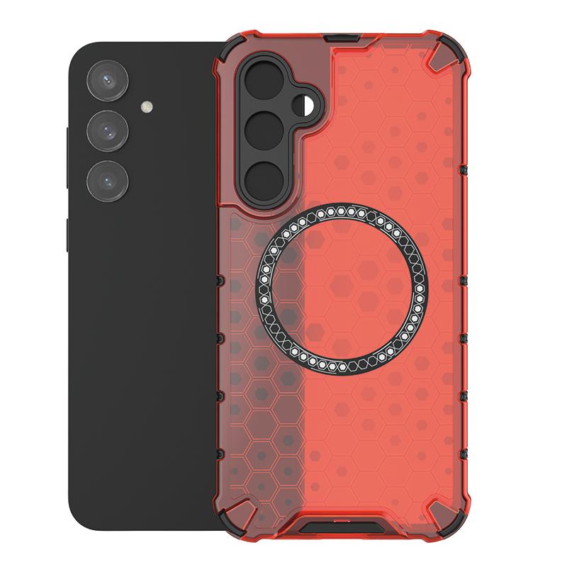 Для Samsung Galaxy S23 FE 5g Магнитное кольцо задняя крышка телефона чехол Magsafe кольцо беспроводная зарядка объектив защита противоударные чехлы