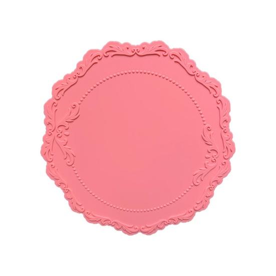 Подстаканник винтажный тисненый цветочный узор дизайн силиконовый многоцелевой коврик для посуды для защиты домашнего декора