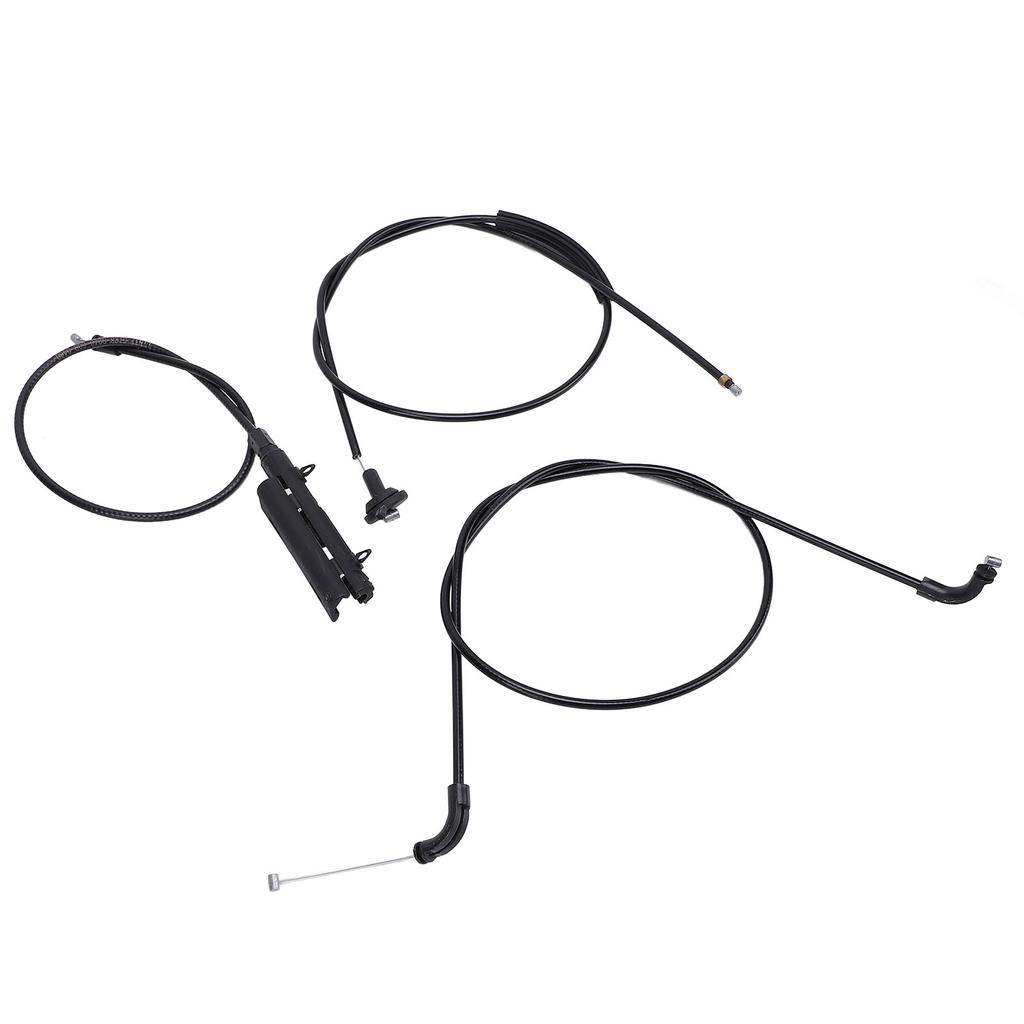 Трос открывания капота двигателя, комплект тросов Боудена, стальной трос, ПВХ 51237197474 для 7 серии E65 E66 740i