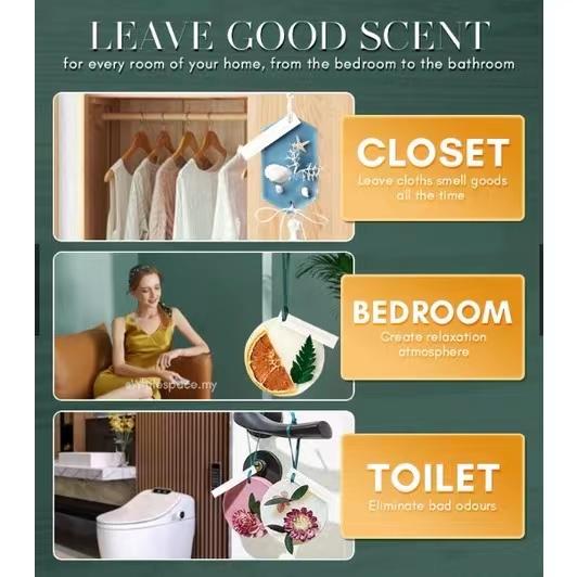 Твердый кулон для ароматерапии, сушеный цветок, ароматический воск, натуральный запах, шкаф, домашний аромат, аромат, подвесные таблетки, свеча