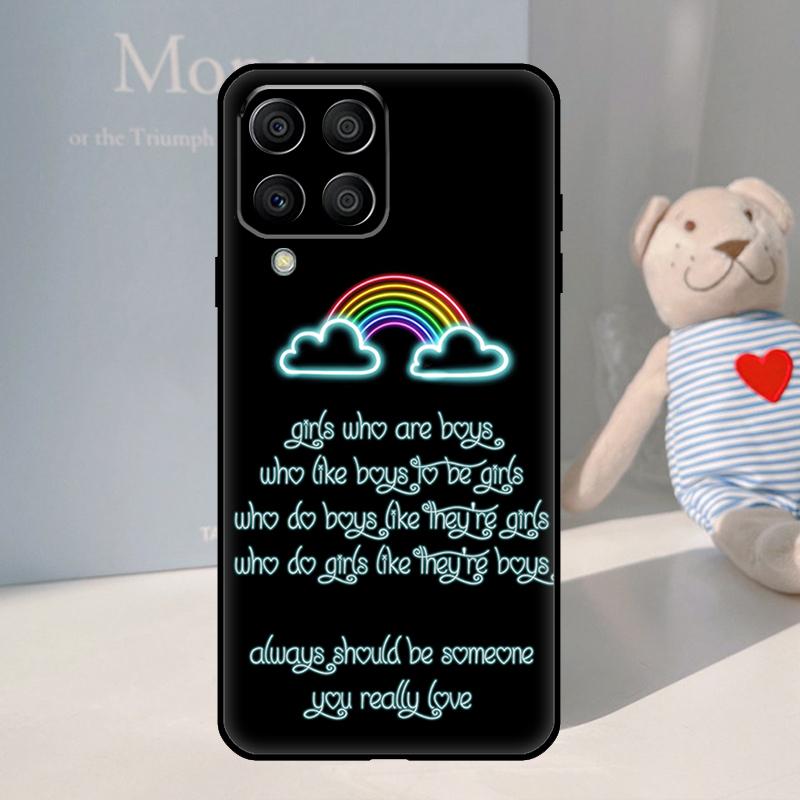 LGBT Pride Love For Samsung Galaxy M55 M15 M35 M14 M34 M54 M11 M21 M31 M13 M33 M53 M12 M32 M52 M06 M16 Case