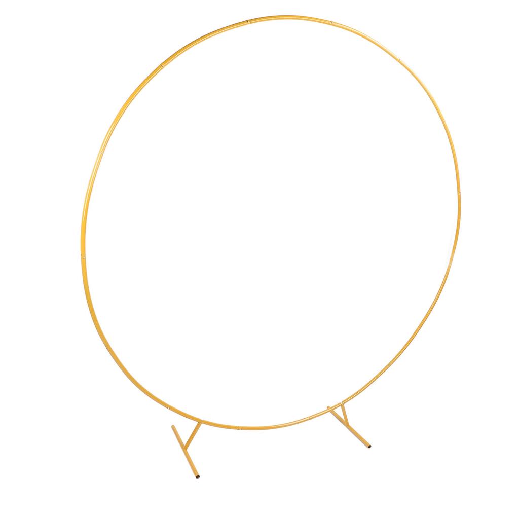 Круглая подставка для фона 7,2 фута, устойчивая металлическая подставка для арки с воздушными шарами, рама для свадьбы, дня рождения, вечеринки в саду