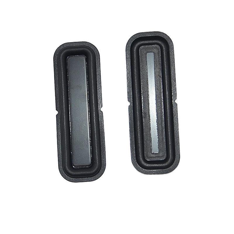 4" Vibration Plate, Racetrack Passive Bass Speaker Component, Rubber Diaphragm