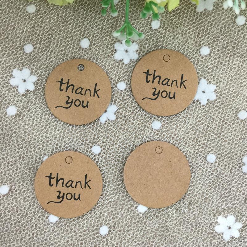 100 шт. Бирка для подарка на свадьбу из крафт-бумаги Bonbonniere Favor