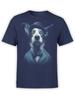 Fantucci Dapper Dog TShirt Vintage Border Collie Graphic Unisex
