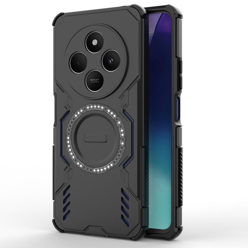 Для Redmi 14C Чехол Чехол Xiaomi Redmi 14C Capas Armor Bumper Магнитный Жесткий Противоударный Magsafe Беспроводная зарядка Fundas Redmi 14C