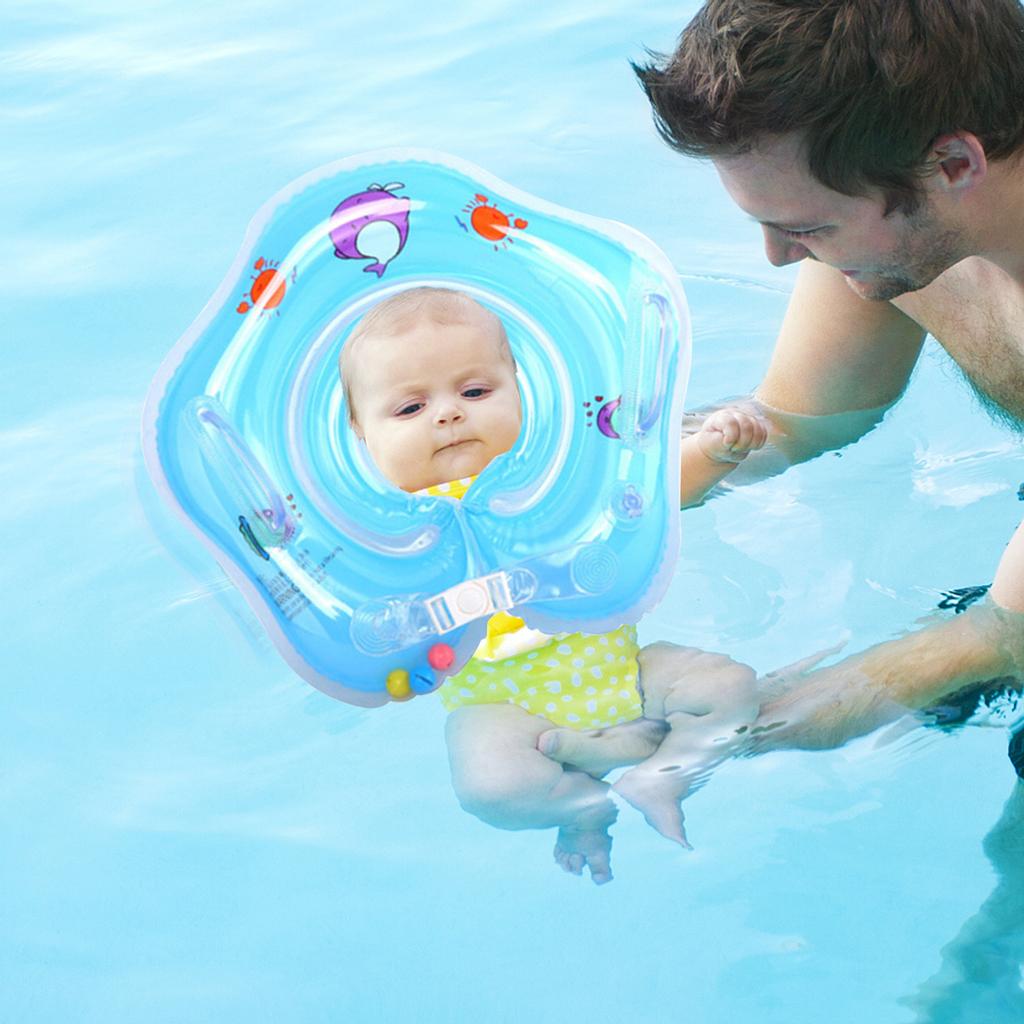 Summer Give Away Inflator Pool Floats With Baby Swimming Ring Dolphin For Baby