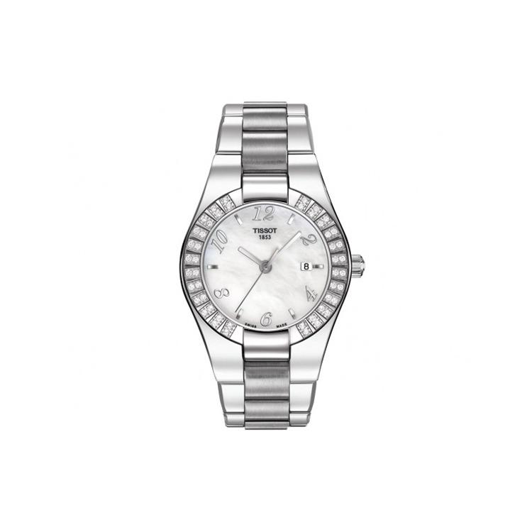 Tissot Женские часы Tissot Gran Collection с кварцевым механизмом, 32 мм, белый циферблат, корпус из нержавеющей стали T043.210.11.117.01