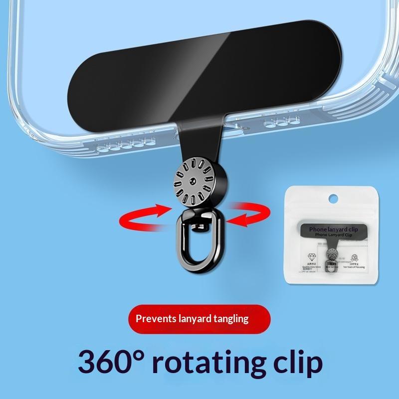 360° Вращающийся шнурок для телефона, уплотнительное кольцо, подвесной шнур, ТПЭ, металлический патч для телефона, металлический ультратонкий держатель для карты телефона, замена