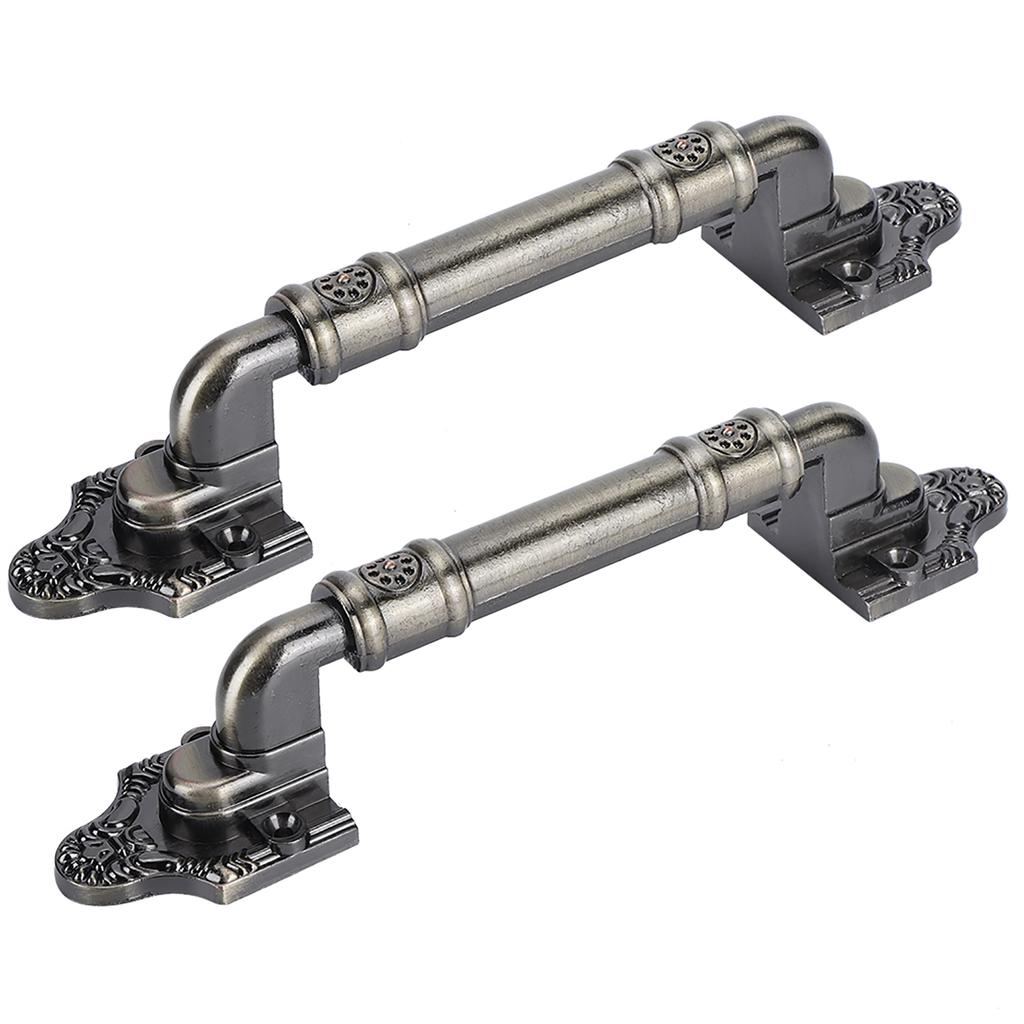 2 шт. винтажные дверные ручки для ящиков шкафа в европейском стиле бронзового цвета