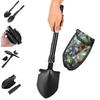 4-in-1 Multi-purpose Outdoor Military Portable Folding Camping Shovel Survival Camping Spade Portable Garden Weeding Camping