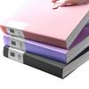 4 шт. А4 Утолщенная папка 100 страниц Информационная книга Большая емкость DIY Папка для файлов Многофункциональный Органайзер для документов Настольное хранение Праздничный подарок N