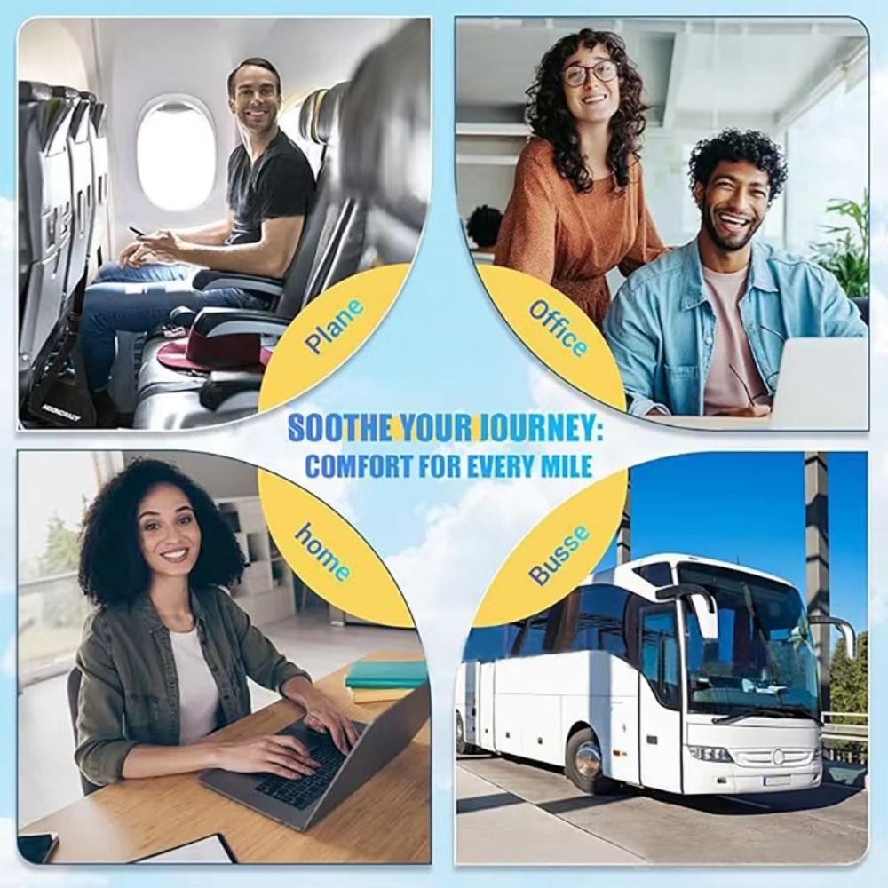 Регулируемый ремень для ног в самолете, гамак, удобный коврик для ног, подставка для ног в самолете, открытый