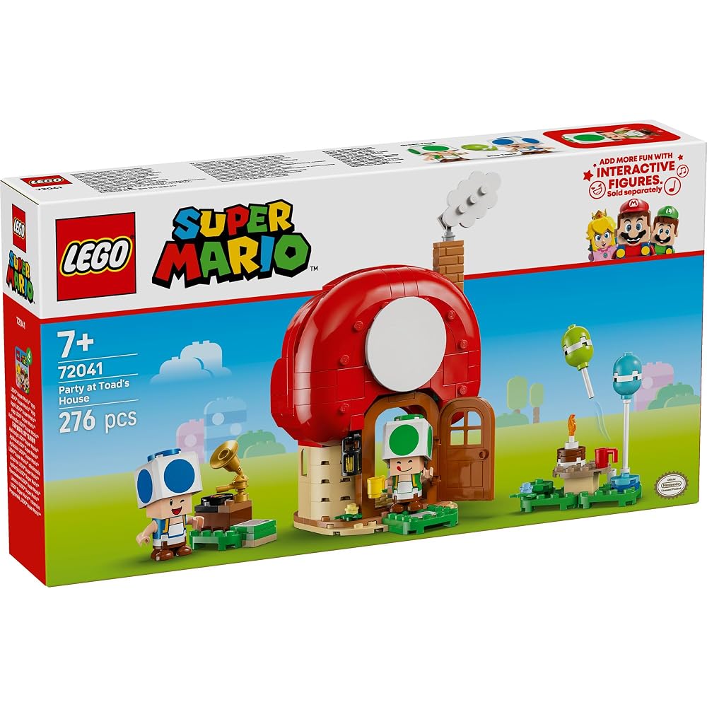 LEGO (LEGO) Super Mario Toad House Home Party Toy Toy Birthday Gift Blocks Boys Girls Kids 7 Year...