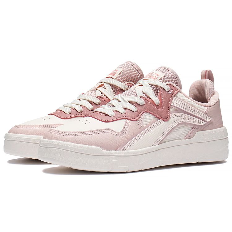 Li Ning We Wo Lite Fabric Synthetic Leather Удобные мягкие классические повседневные нескользящие износостойкие легкие низкие кроссовки для скейтбординга AGCS098-5