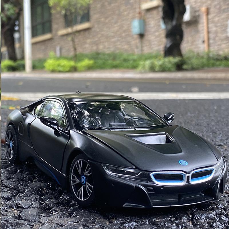1/24 BMW I8 Supercar New Enegry Vehicle Alloy Car Diecasts & Toy Vehicles Car Model Miniature Scale Model Car for Children