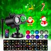 Christmas Holiday Lights Projector 2-in-1 Ocean Wave LED Motion Projection Lamp Waterproof with 16