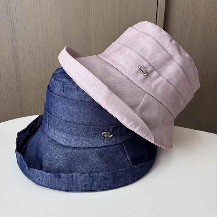 New versatile spring and summer hat women's tulle breathable sunshade sunscreen hat fashion travel basin hat big brim sunshade hat