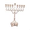 9 Branch Candle Holders Table Candelabra Hanukkah Menorah Holder for Birthday Celebration