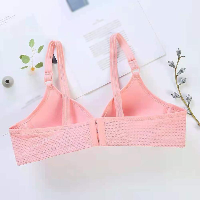 Традиционный мамин большой размер из чистого хлопка, удобный дышащий гладкий бюстгальтер с тонкой чашкой для среднего возраста и пожилых людей