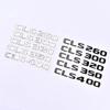 AASV1 3D gloss black silver ABS Fit for Mercedes-Benz new letter CLS260 CLS300 CLS320 CLS350 CLS400 digital sticker rear badge