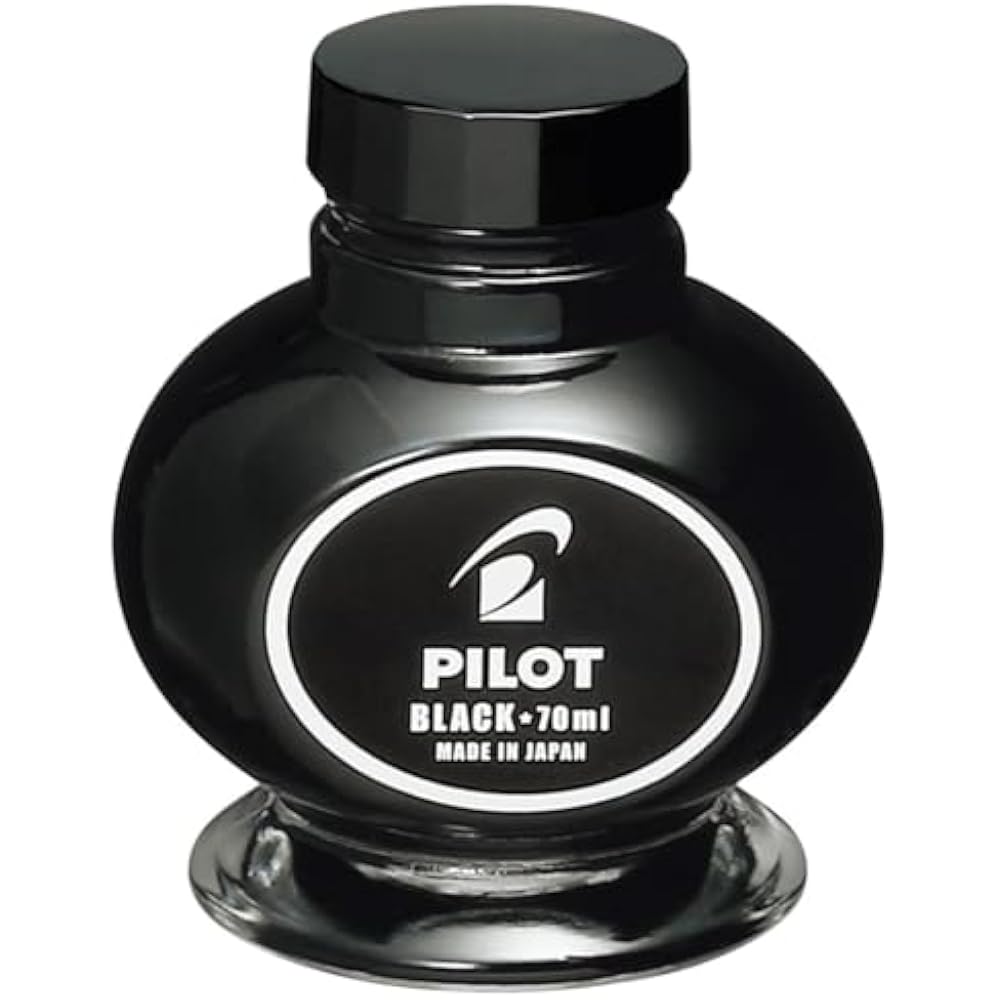 PILOT Ink General Writing Ink (Suitable for Plunger Suction Fountain Pens) Black INK70B Pilot