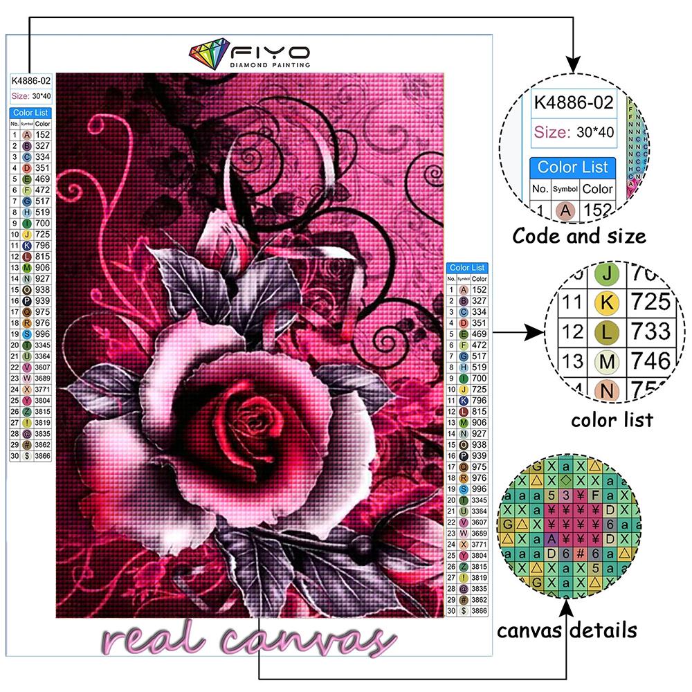 Алмазная картина Цветы Алмазная мозаика Ремесло Алмазная вышивка Картина