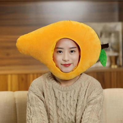 Плюшевый головной убор Mango Hat Hood Party Lovely для детей и взрослых Головной убор